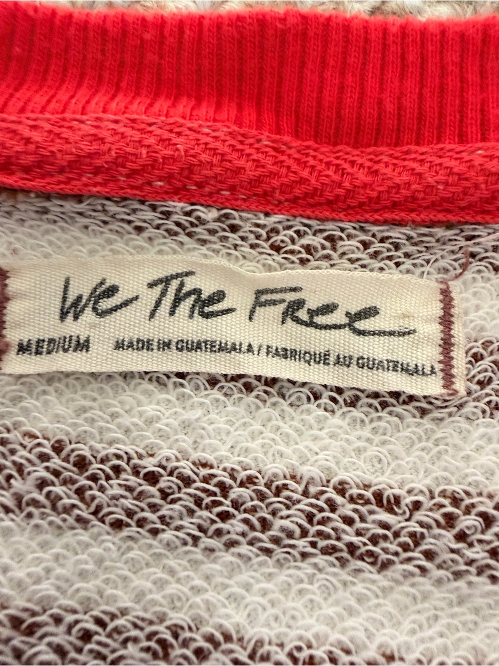 We The Free Striped Crewneck - Size M - Picture 2 of 2